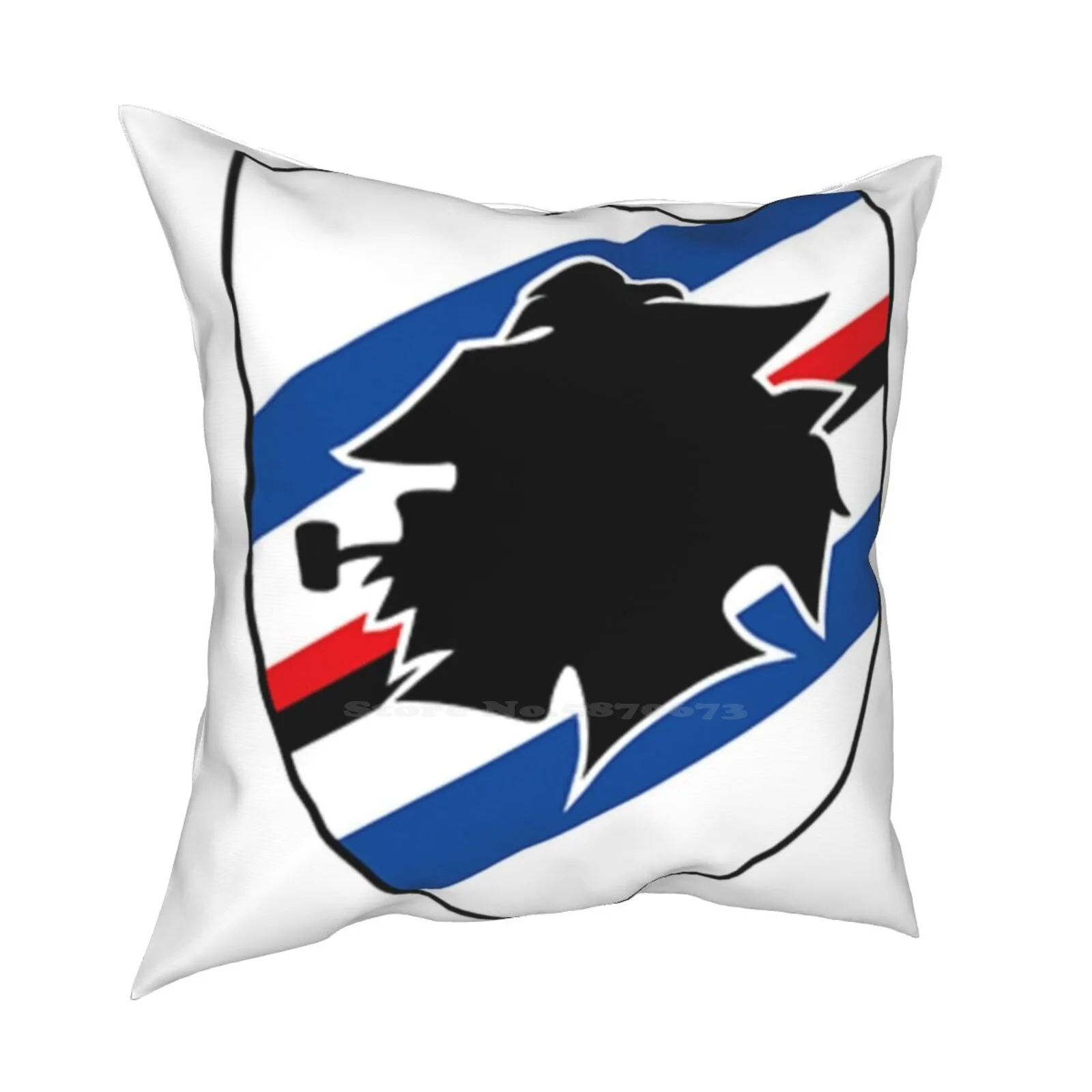 Sampdoria Badge Home Sofa Car Waist Throw Pillowcase Atalanta Benevento Crotone Genoa Hellas Verona Inter Milan Napoli Parma