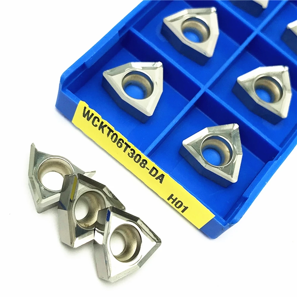 Drill drill WCKT050308 WCKT080412 DA DA H01 utensile per tornitura in alluminio inserti per trapano utensile DA taglio di alta qualità
