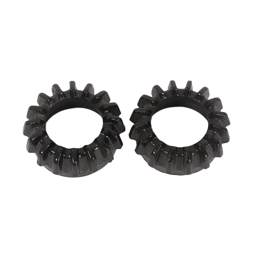 

2PCS Stainless steel CJ-K750 Motorcycle Black Exhaust Pipe Nuts 32P OHV For BMW R12 R51 R71 For Ural M12 M51 M72 Racing