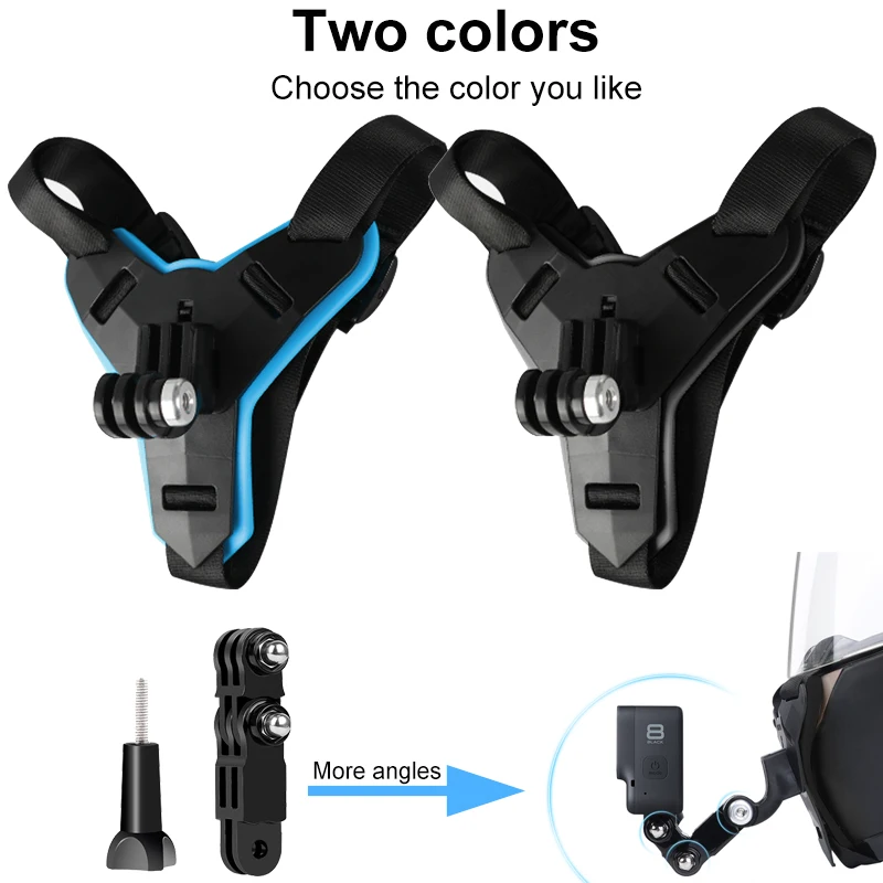 Motorcycle Helmet Chin Mount Shockproof Holder Support for GoPro Hero for Kawasaki H2R Ninjia Zx6R 250R 300 650 Versys 300 650