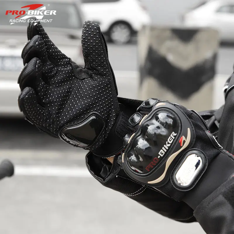 PRO Biker-Luvas de Corrida de Motocicleta para Homens e Mulheres, Respirável, Motocross, Motocicleta, Bicicleta, Ciclismo, Equitação, Moto