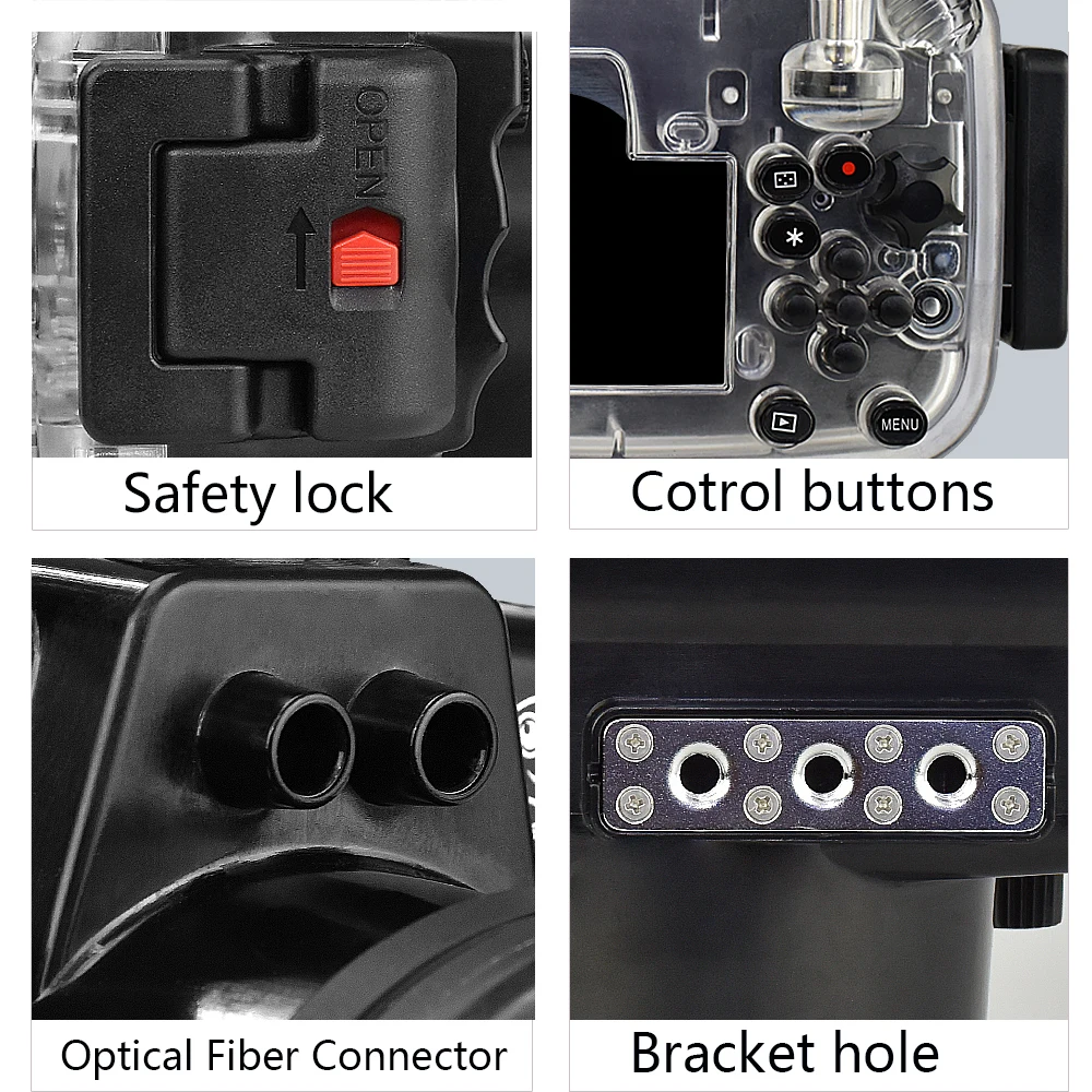 130FT/40M Underwater Depth Diving Case For Canon PowerShot G1X G1 X Mark III 3 Waterproof Camera Housing Cover Box