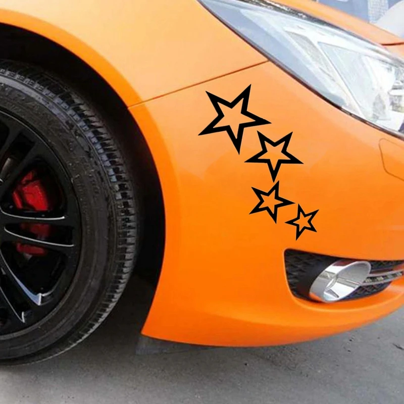 30226 #12x24 cm stars car sticker vinyl naklejka samochodowa wodoodporne naklejki na samochód zderzak samochodowy tylne okno bez tła