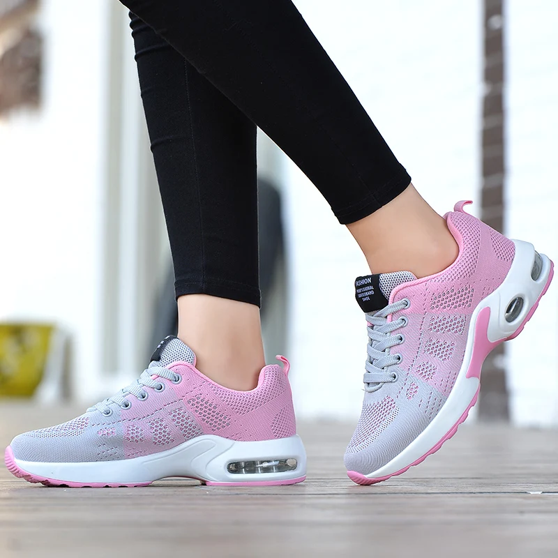 Women Running Shoes Breathable Casual Shoes Outdoor Light Weight Sports Shoes Casual Walking Sneakers Tenis Feminino Shoes