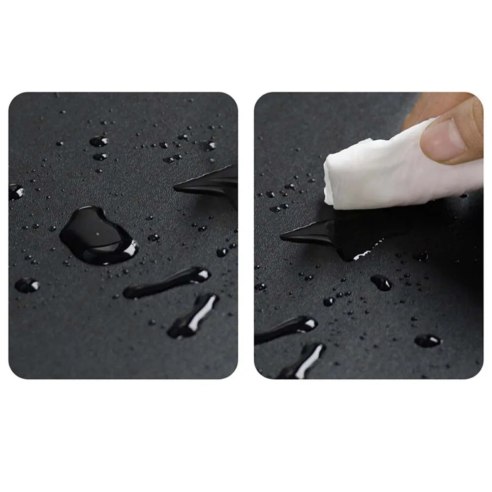 Mouse Pad Gaming Mouse Pad PU Leather Large Mouse Pad Waterproof Anti-slip Keyboard Mat Desk Mat Geometric Patterns