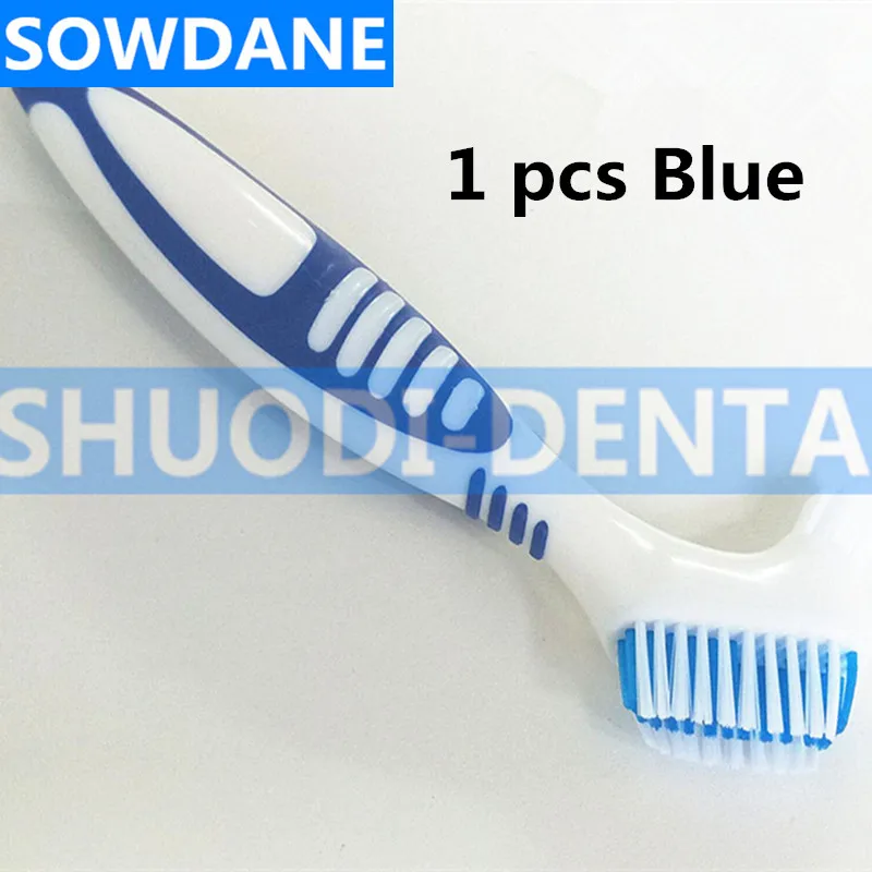 1 pcs Dental Brush Denture Cleaning Brush Multi-Layered Bristles Teeth Whitening False Teeth Brush Oral Care Brush Tool