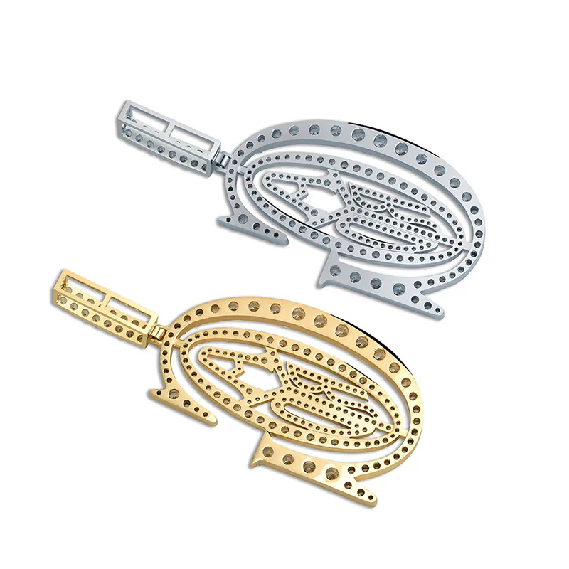 Hip Hop AAA Cubic Zirconia Bling Iced Out GOARYD Pendants Necklace for Men Rapper Jewelry Drop Shipping