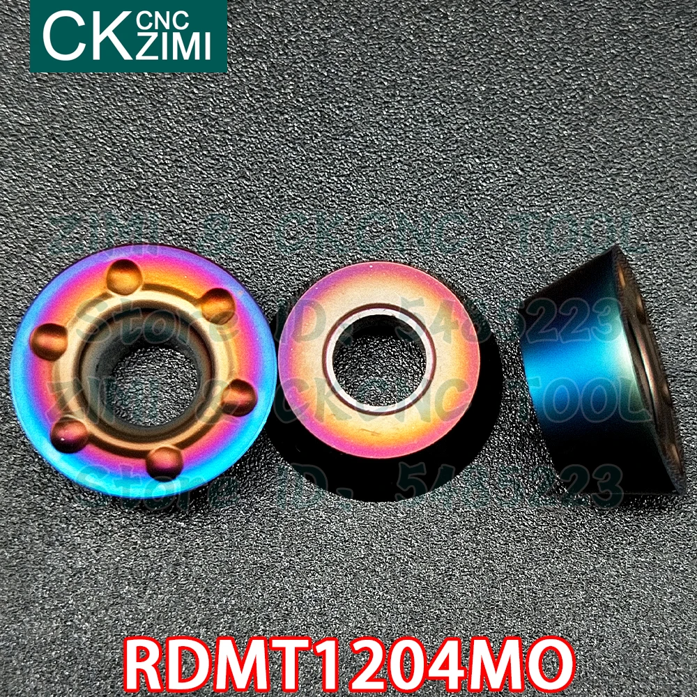 10P RDMT1204MO ZM1135 RDMT 1204MO Carbide inserts R6 milling inserts circular indexable profile milling tool for stainless steel