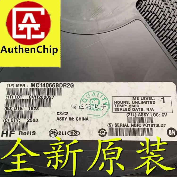 Chip de interruptor analógico, 100% original, MC14066BDR2G MC14066BG SMD SOP14, 10 Uds.