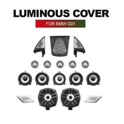 LED Speaker Cover For BMW X3 G01 3 Series X4 G02 High Quality Door Panel Loundspeakers BW LED Horns Speakers Luminous Cover Kit