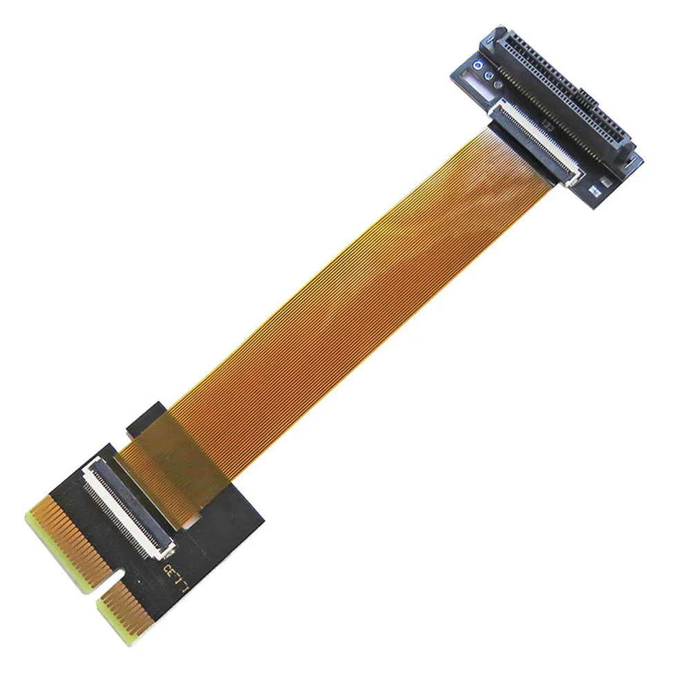 Add On Card U2 NVME Riser U.2 to PCIe 3.0 PCI Express X4 Riser Card Raiser Adapter 12cm FPC Cable for 2.5" NVMe U.2 SFF-8639 SSD