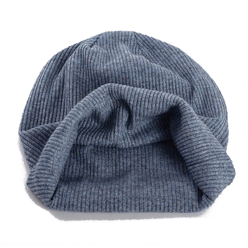 Knitted Hat For Women Plain Color Ribbed Beanies&Skullies Hats Men Baggy Casual Caps Unisex Fashion Warm Beanie Bonnets