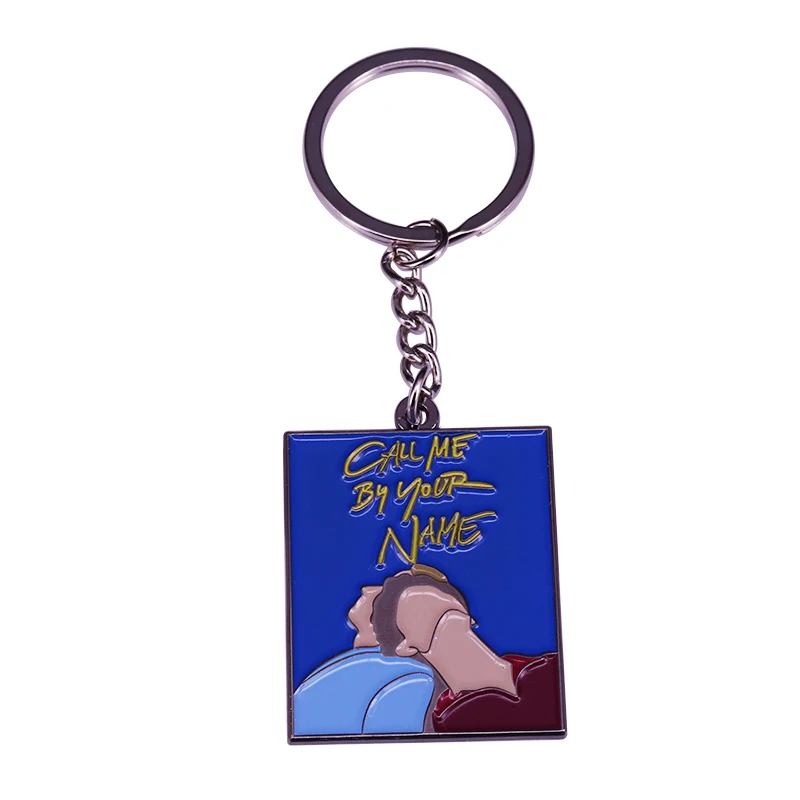 Call Me by Your Name Movie Keychain Elio and Oliver Fans Charm Gift