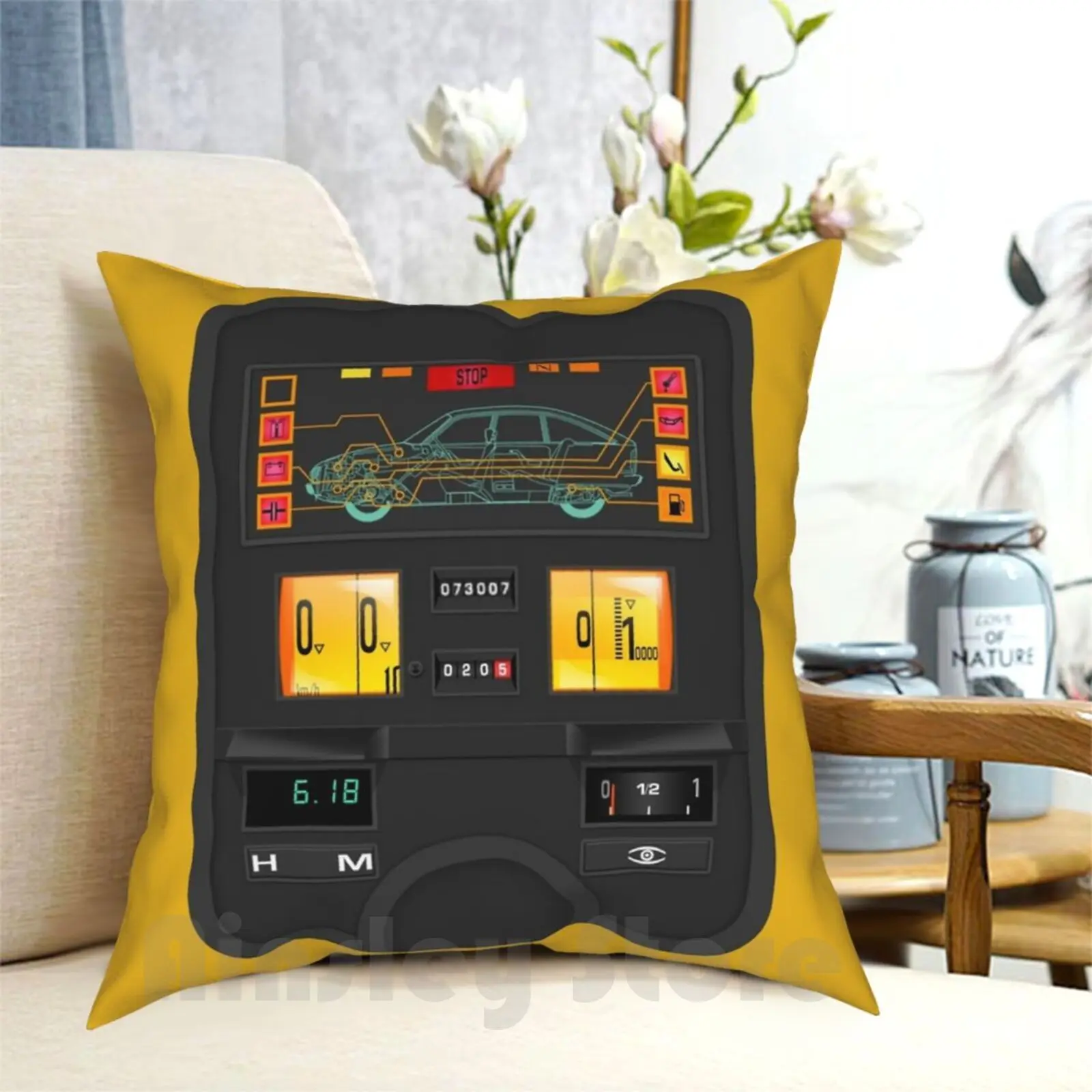 Citro ? N Gsa Dashboard Instrument Panel Pillow Case Printed Home Soft DIY Pillow cover Citroboutique Cx Gs Gsa Id Sm Xm