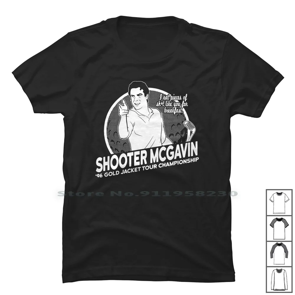 Shooter Mcgavin Golf Champ T Shirt 100% Cotton Popular Sport Gavin Champ Port Logo Hot Ham Ny Mc Go