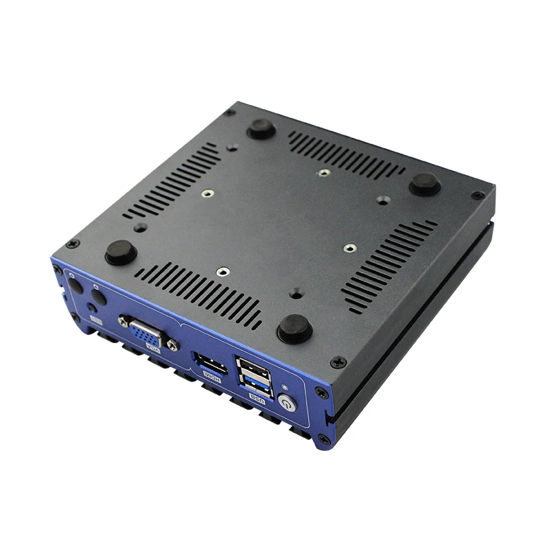 BKHD Quạt Không Cánh Mềm Router G48 J4125 Mini PC Quad Core 4x Intel I225 2.5G LAN HDMI VGA PfSense Tường Lửa thiết Bị ESXI AES-NI