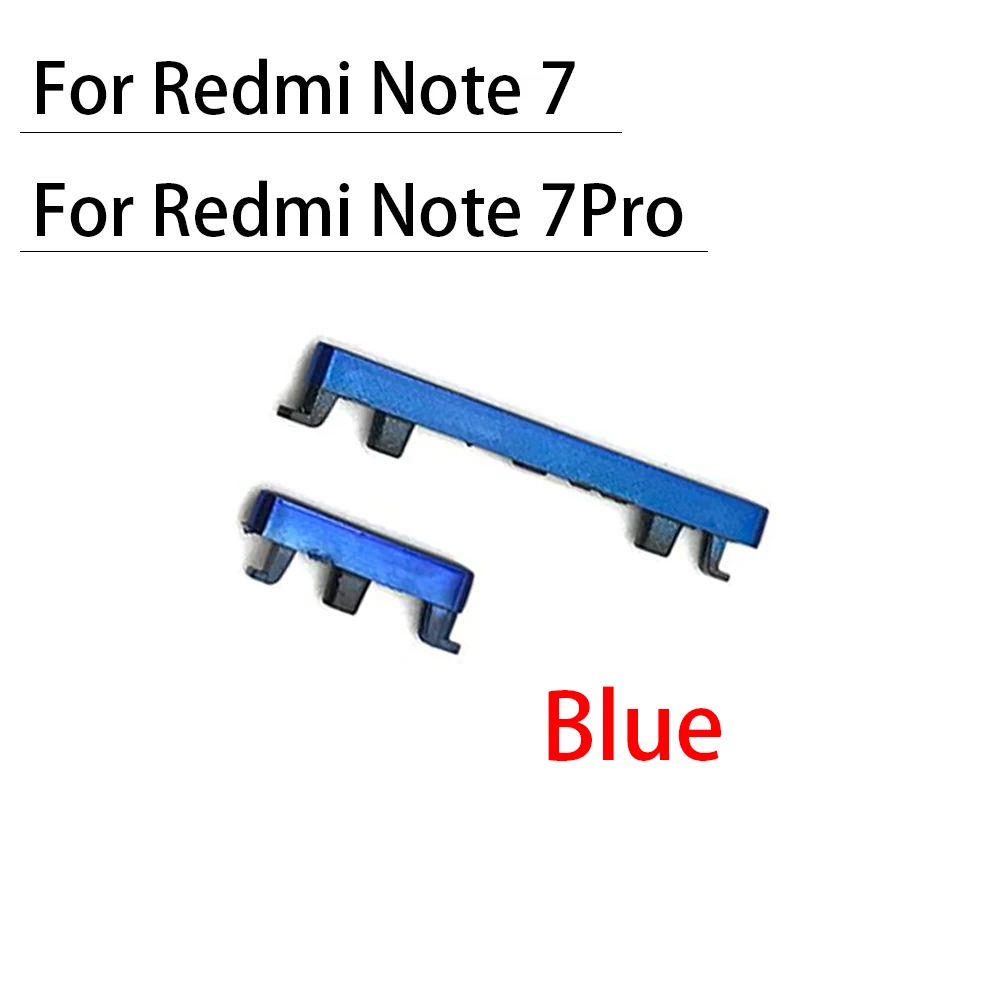 10Pcs/Lot,NEW Power Button + Volume Side Button For Xiaomi Redmi Note 8 9 Pro 9S Note 7 Pro 8T 9T Volume Power Button Side Key
