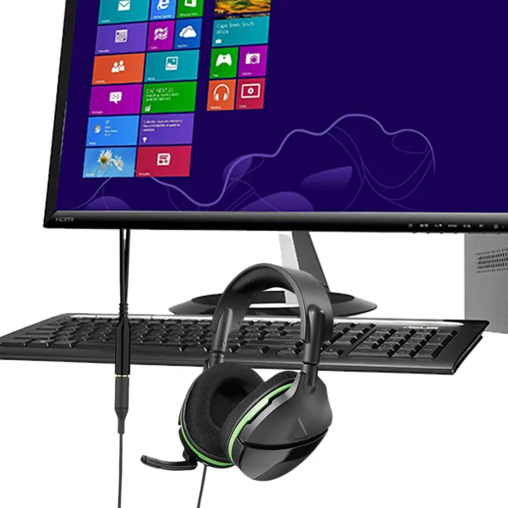 Tai Nghe Chụp Tai Adapter Tai Nghe Bộ Chia Tín Hiệu Âm Thanh 3.5Mm 1 Ra 2 Cáp Nối Dài Jack Chia Tai Nghe PC Adapter cáp Aux