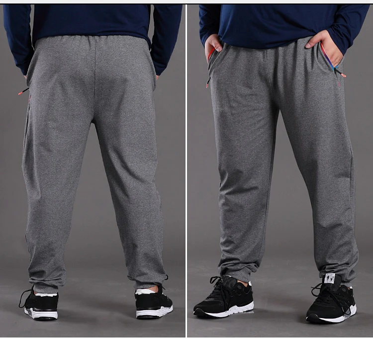 High quality Summer men sweatpants Loose sports pants plus size 7XL 8XL 9XL 13XL oversize pants 175KG 58 60 62 66 68 70