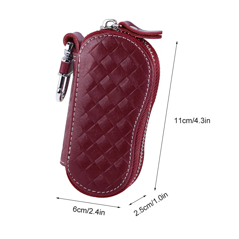 Lederen Sleutelhanger Vrouwen Mannen Sleutelhouder Edc Case Organizer Pouch Autosleutel Portemonnee Huishoudster Sleutel Case Vele Stijlen Kaart tas