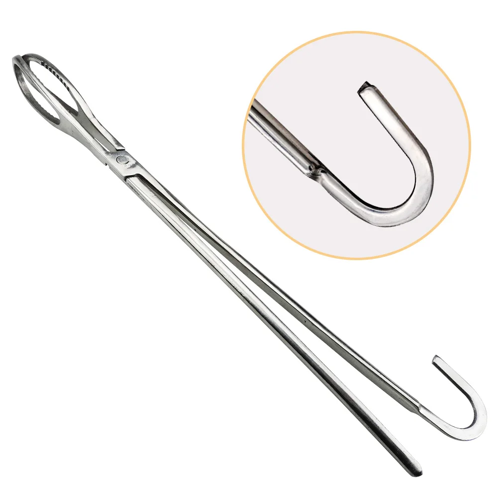 Livestock Pig Goat Cow Veterinary Midwifery Tool Midwifery Rope Pliers Hook Stainless steel For pigs Midwifery tool set