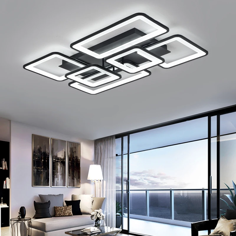 LED Chandelier Modern Ceiling chandeliers Lighting Lustre For Living Room Bedroom kitchen With Remote Control Light Fixtures