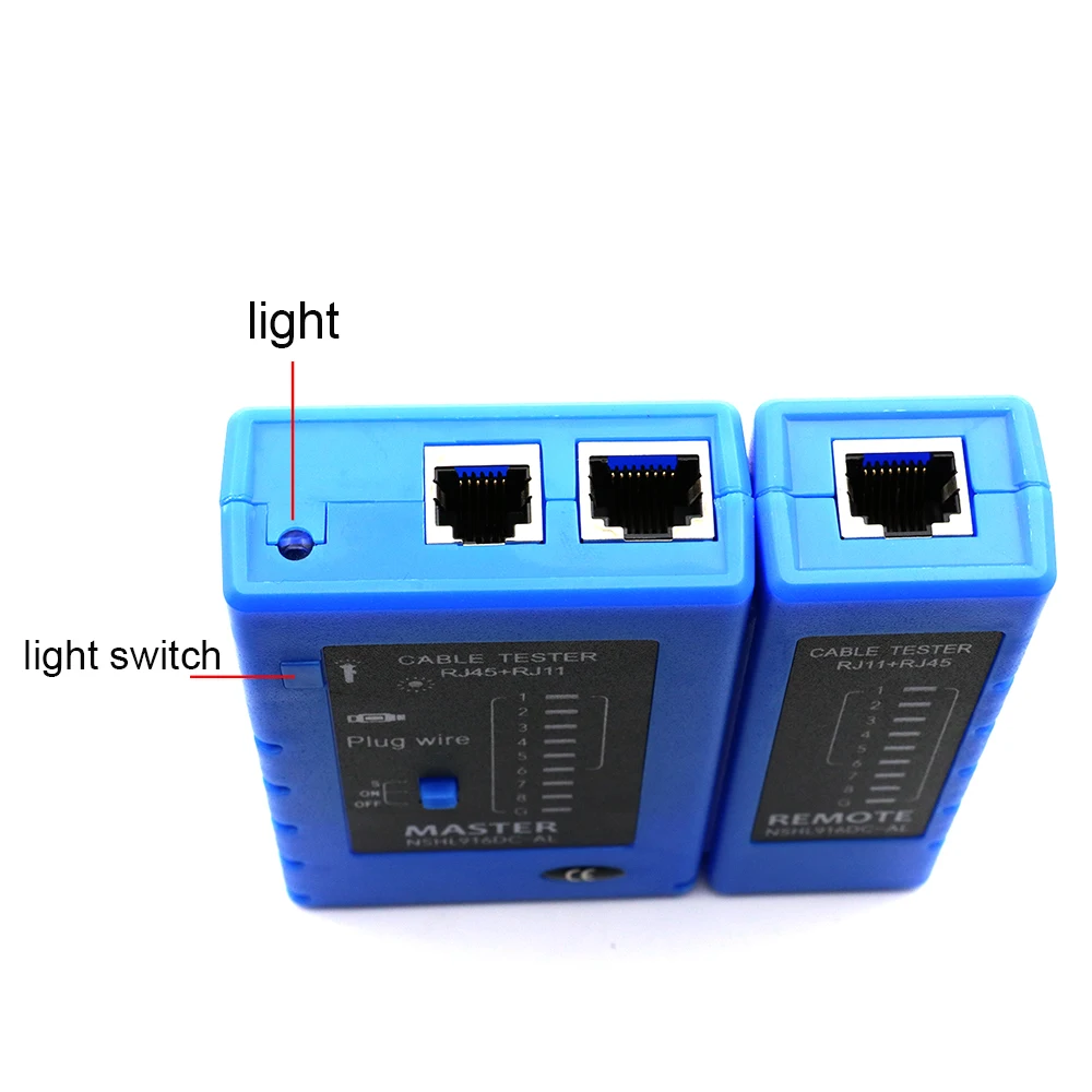 xintylink Network rj45 tester tool wire RJ11 rj12 line telephone 8p8c 6p4c rg45 rg rj 45 ethernet cable lan serial test LAN