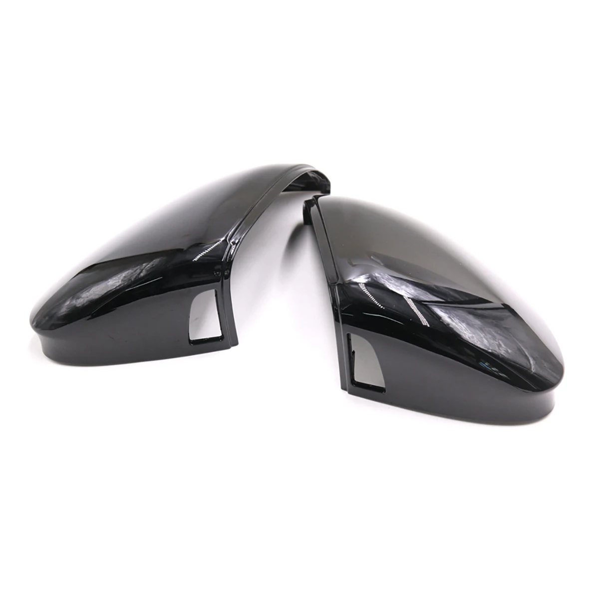 

Black For Golf 8 mk8 Mirror Cover Rear view Side Mirror Cap Housing Support Lane Change Side Assist Blind Spot assist