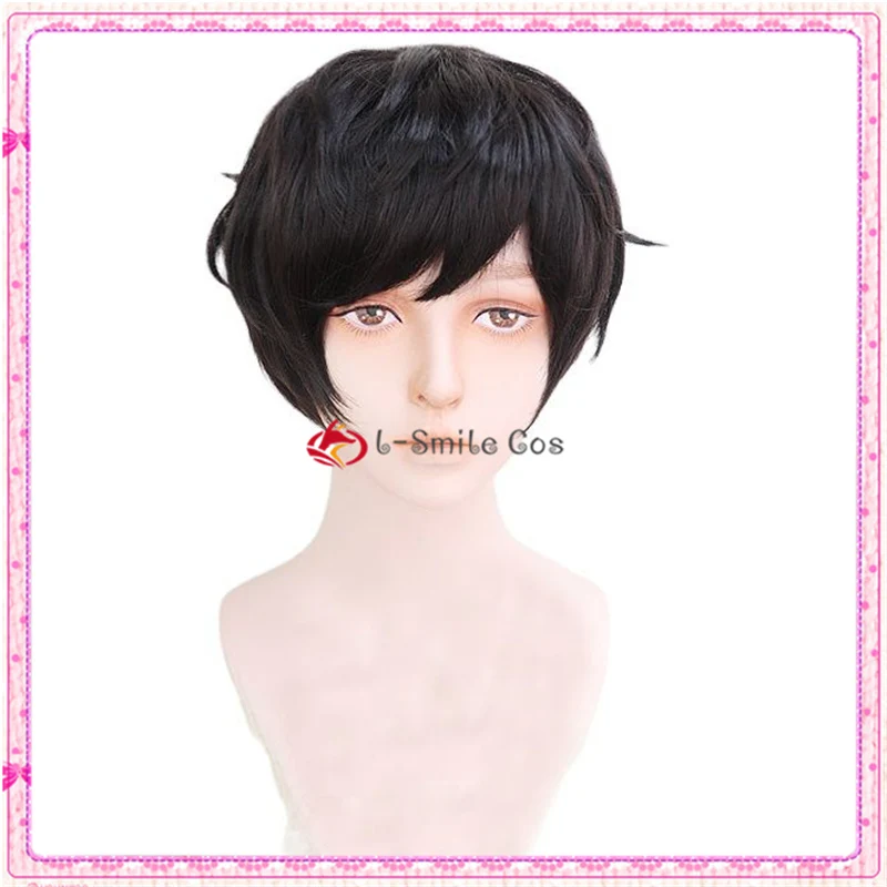  Aslan Jade Callenreese Eiji Okumura Cosplay Wig Blonde/ Black Hair Role Play Hair Wigs + Free Wig Cap