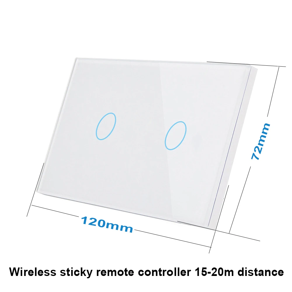 RF433 433 MHz interruttore stick pannello touch da parete di controllo modulo trasmettitore telecomando RF wireless appiccicoso per interruttore