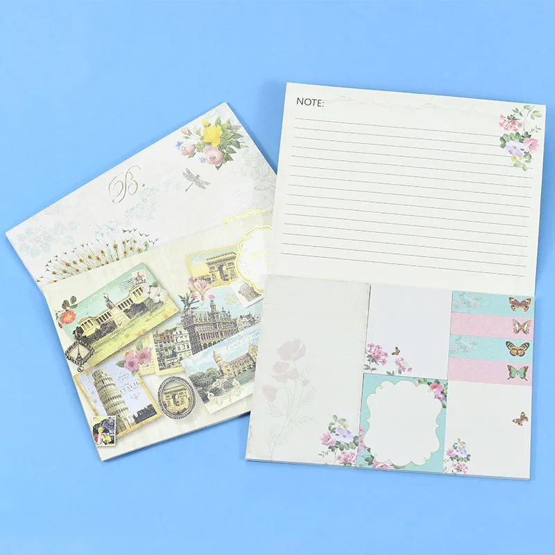 Sticky Notes Bookmark Adhesive Memo Pad  Marker Memo Sticker Paper Student office Supplies