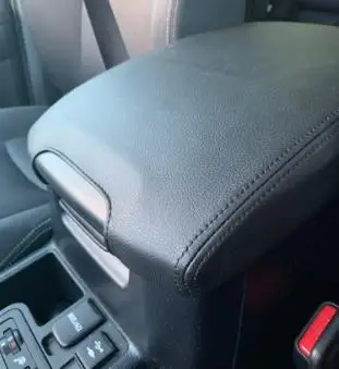For Toyota Prado 150 2010 2011 2012 2013 2014 2015 2016 2017 -2019 Microfibre Leather car Center  Armrest box Cover car interior