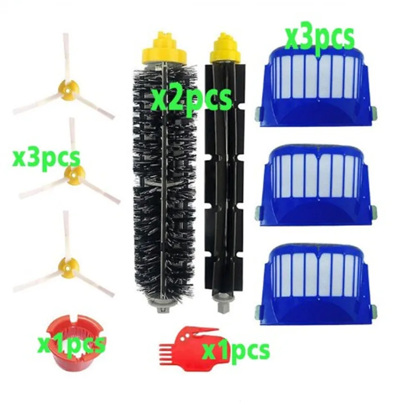 Replacement Part Kit For iRobot Roomba 695 698 564 605 620 630 635 641 651 675 676 Vacuum Cleaner Aero Vac Filter Main Brush