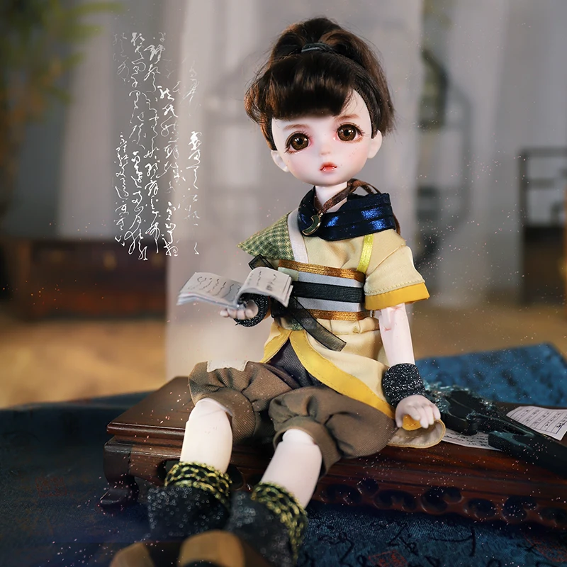 Dream Fairy 1/6 BJD Doll Full Set 28cm Ball Joint Dolls Including Clothes Shoes Headwear Cute Toy Dolls for Girls