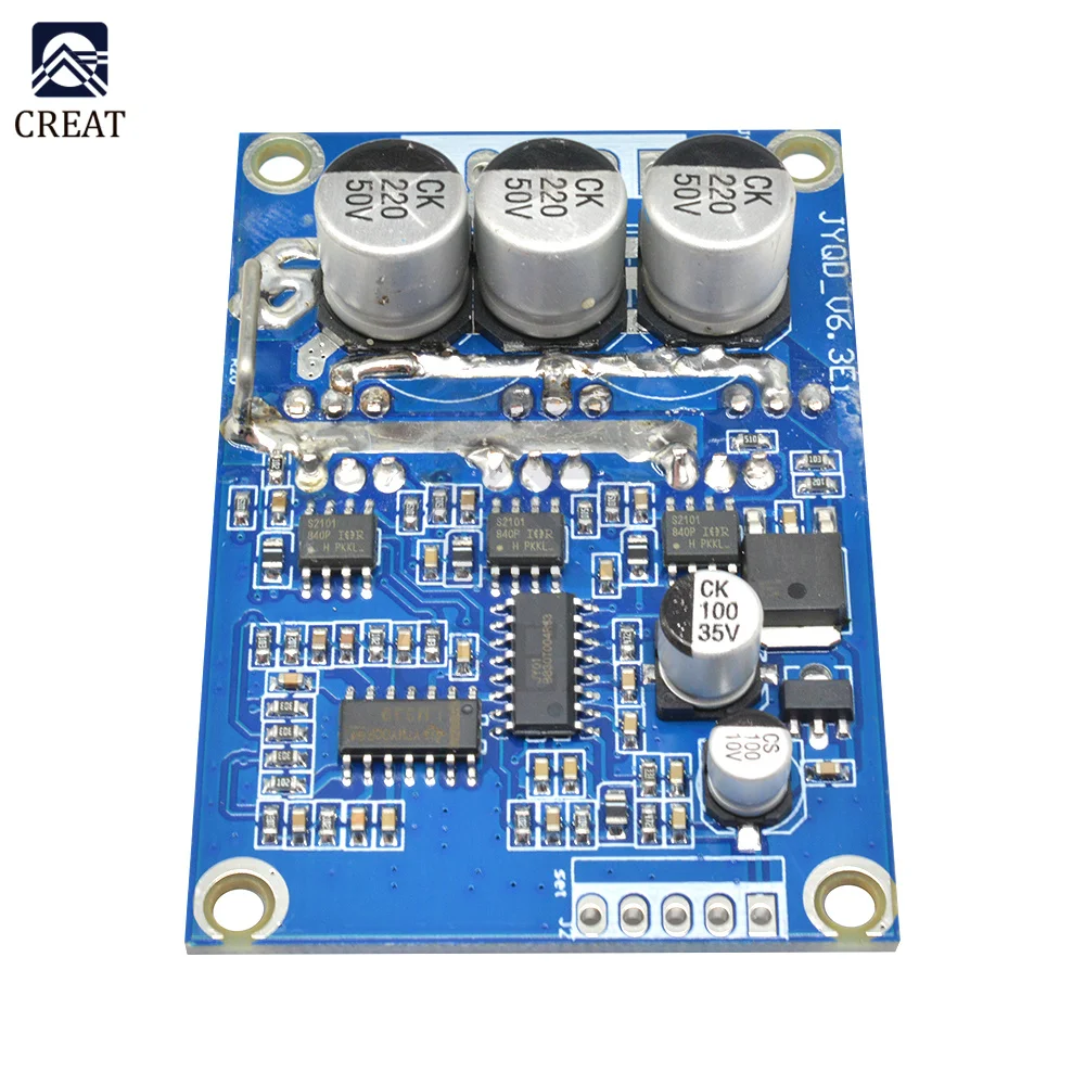DC 12V-36V 15A 500W modulo Controller motore Brushless Driver Non Hall/scheda Driver bilanciata Driver Hall per auto