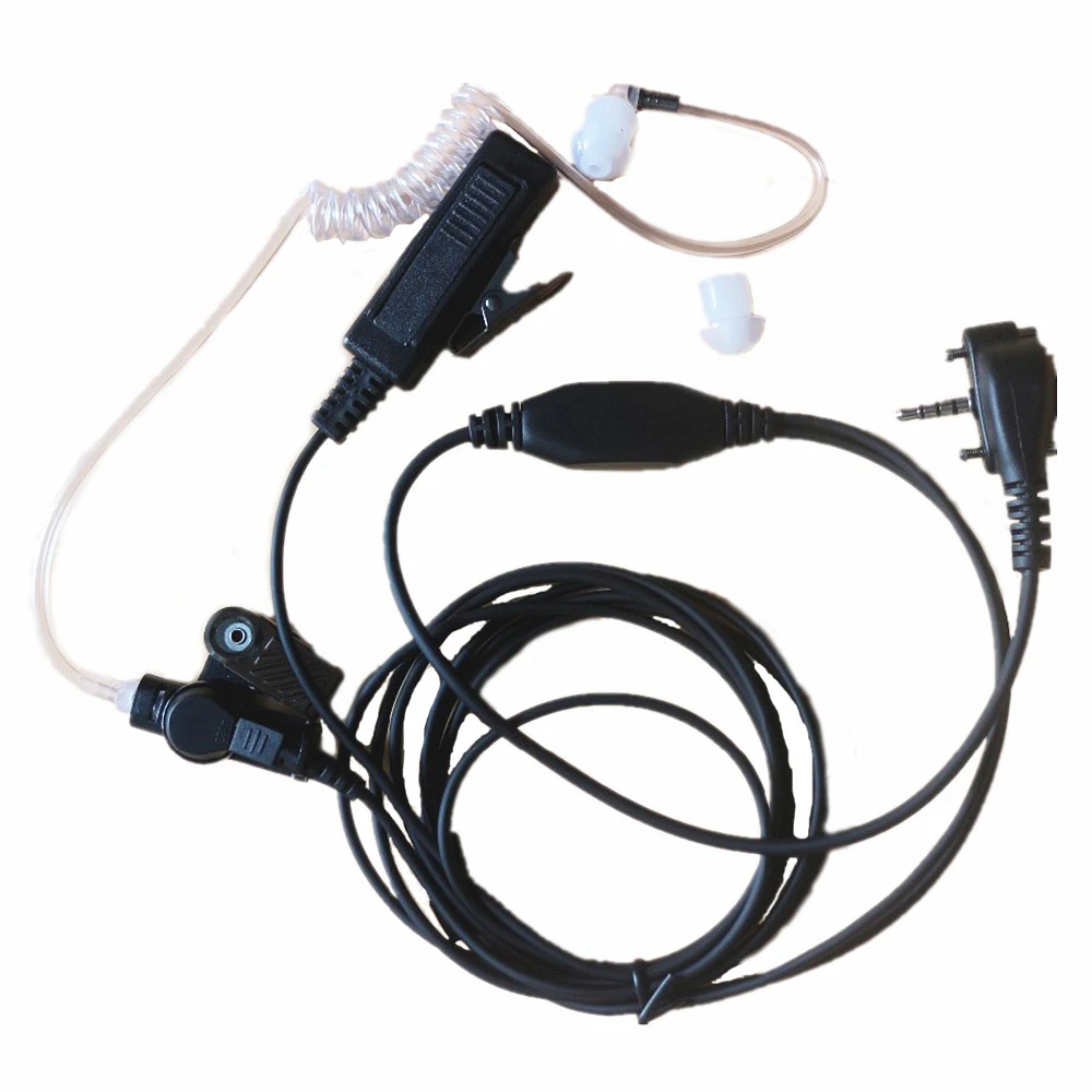 

5pc Acoustic Air Tube Headset Earpiece PTT Mic For Yaesu Vertex Standard Radio VX-130 VX-131 VX-132 VX-150 VX-160 VX-168