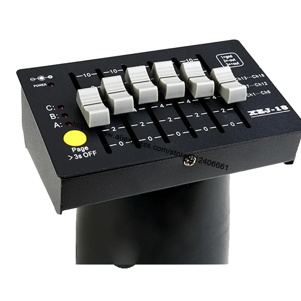 Nieuwe Batterij 18 Kanaals Dmx Controller Dj Apparatuur Dmx Console Podium Verlichting Voor Led Par Moving Head Spots Dj Controller
