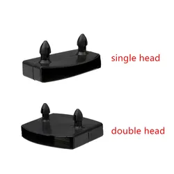 1PC Single/Double Sofa Bed Slat Black Square Centre End Caps Holders Plastic Bed Holding Replacement Parts for Furniture