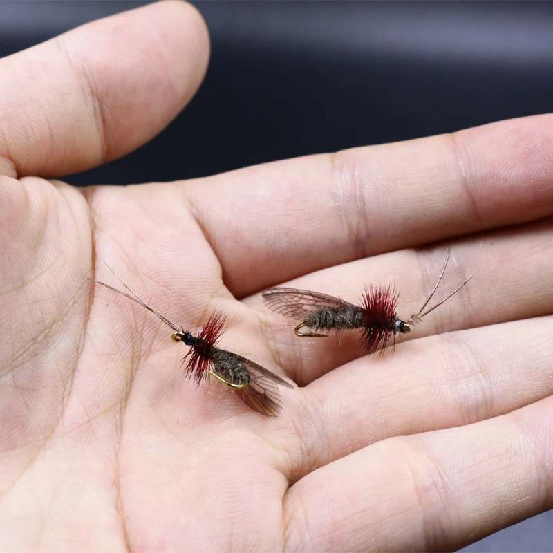 Royal Sissi 108 sztuk zestaw super realistyczne muchy dla dorosłych skrzydła stonefly i caddis mucha wiązanie skrzydeł pstrąg mucha przynęty wędkarskie materiały wiązujące — zdjęcie 6