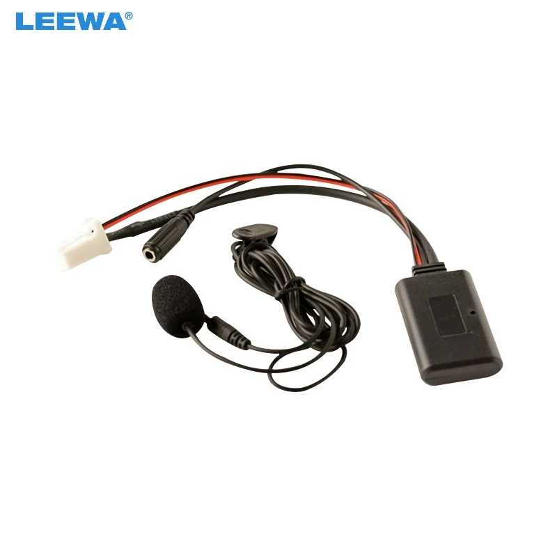 

LEEWA Car Aux-in Wireless Bluetooth Adapter Module Audio Radio Receiver With Micphone For Teana Tiida Murano X-Xrail Aux Cable