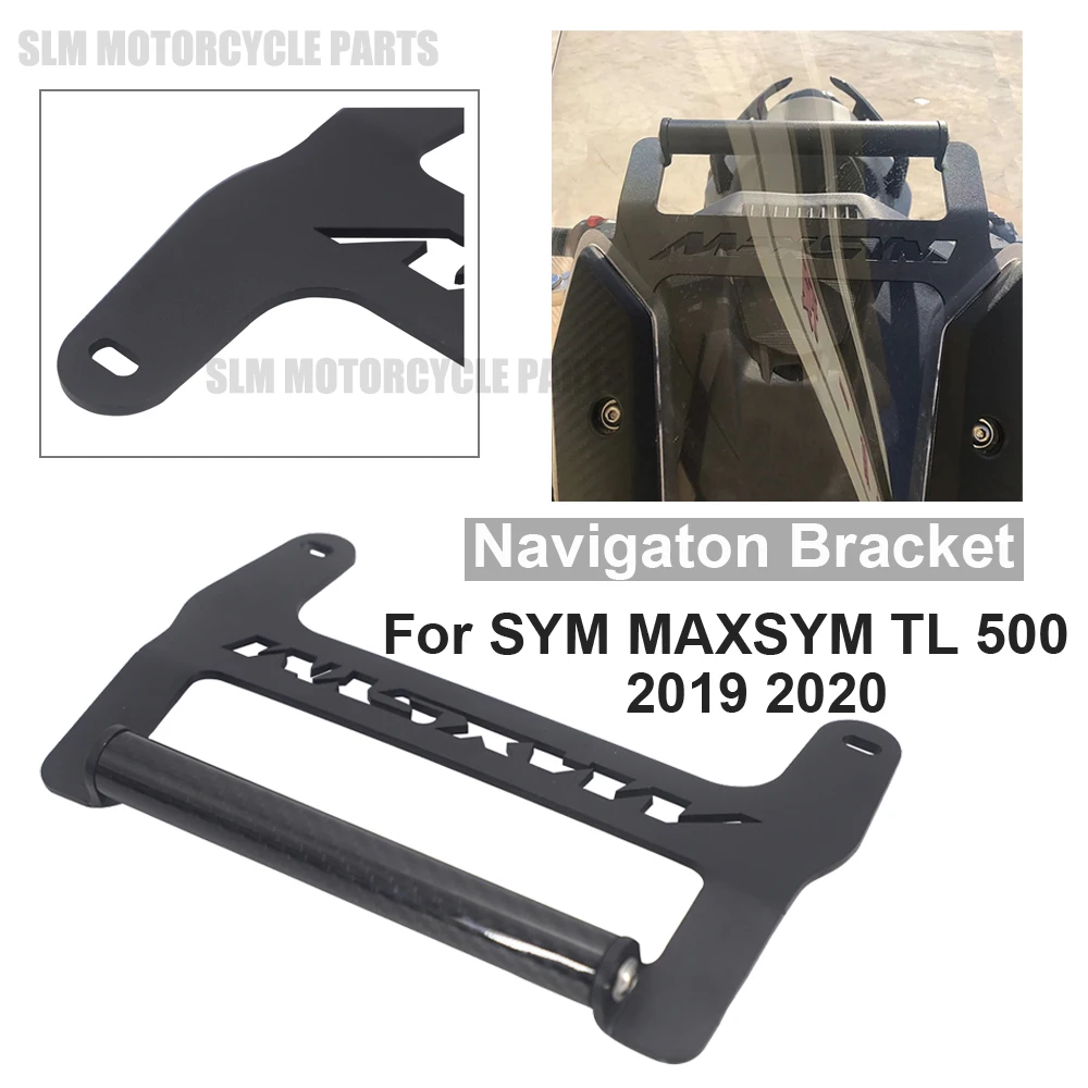 

NEW Motorcycle Front Phone Stand Holder Smartphone Phone GPS Navigaton Plate Bracket For SYM MAXSYM TL 500 TL500 2020