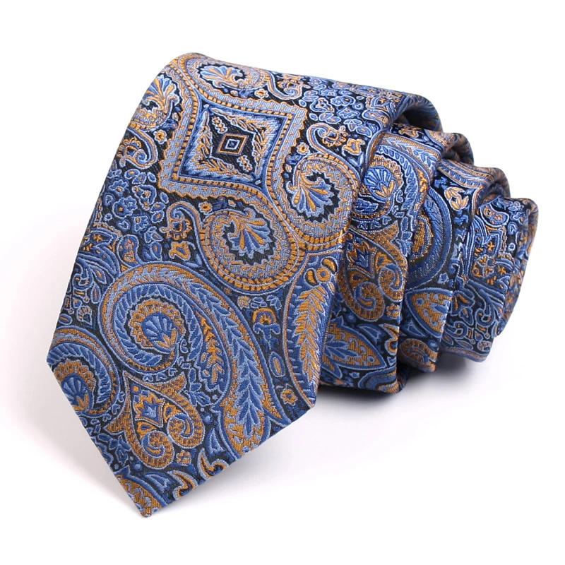 Brand New Men's Fashion Luxury 7CM Tie Geometry Print Ties For Men Business Suit Work Necktie Male Formal Casual Neck Tie