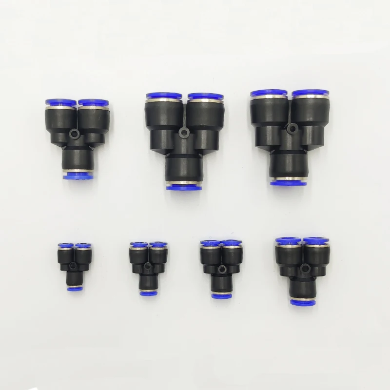 PY Pneumatic Fitting Pipe Connector Tube Air Quick Fittings Water Push In Hose Couping 4mm 6mm 8mm 10mm 12mm 14mm 16mm