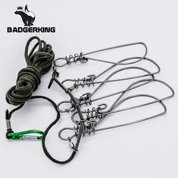 5 Meters Kukan Fish Lock fly Fishing Accessories Stainless Steel fish holder Sea River Outdoor Sport Camping Fishing Tackle