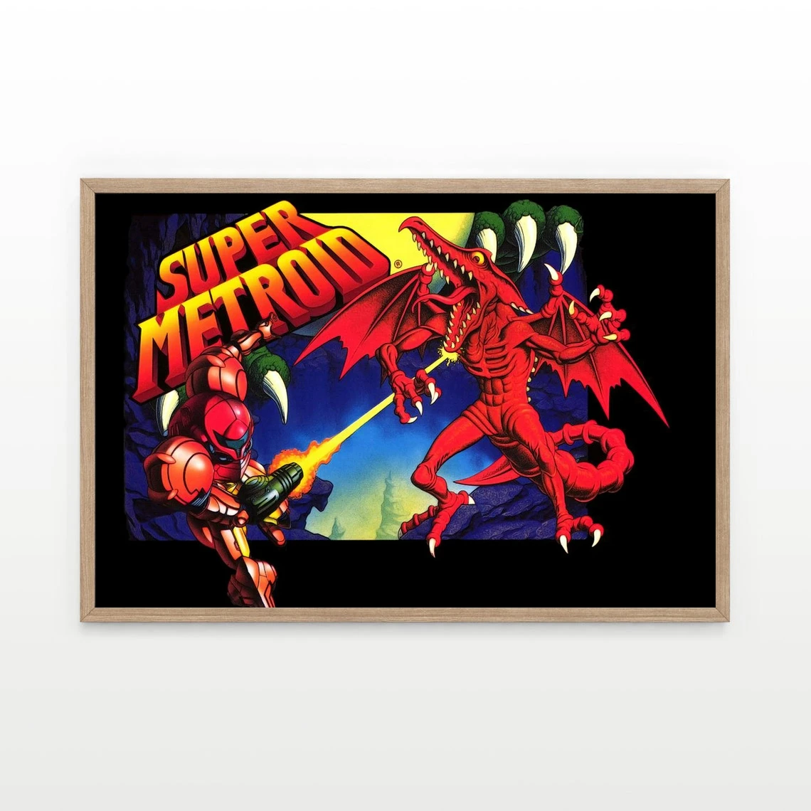 Super Metroid  Game Poster Home Wall Painting Decoration (No Frame)