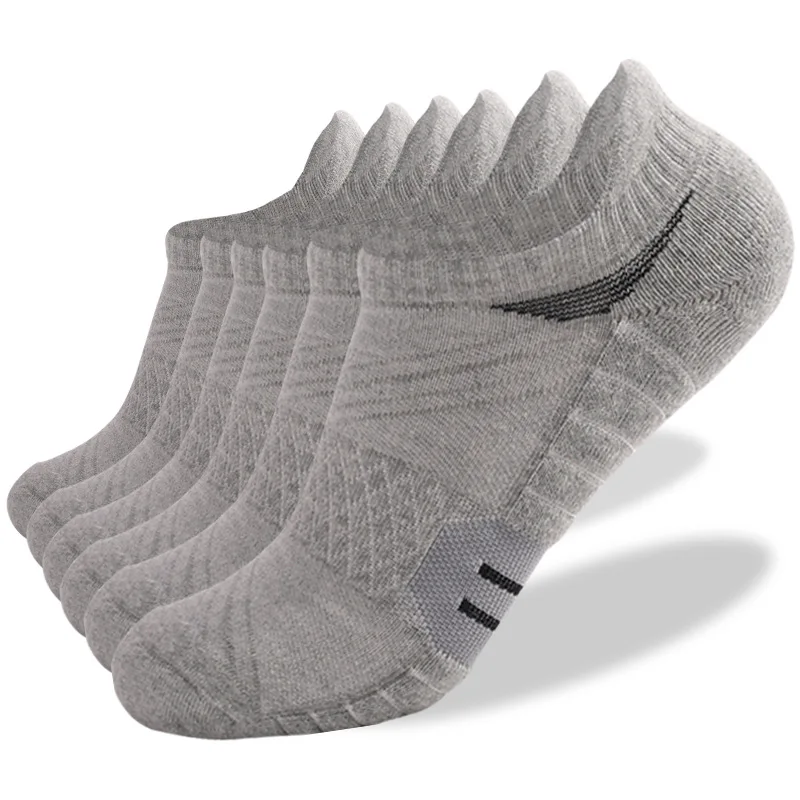 Athletic Running Socks for Men Women Cushioned Sports Ankle Socks Low Cut Socks Outdoor Breathable Moisture Wicking 6 Pairs