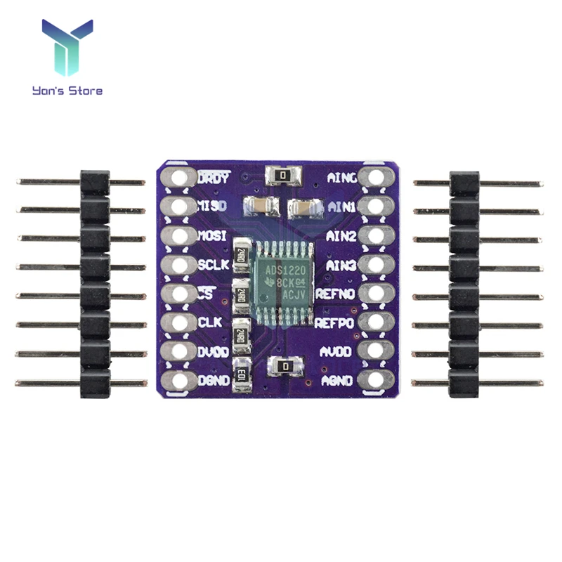 CJMCU-1220 ADS1220 ADC 24 Bit A/D modulo convertitore I2C basso potere 24 Bit analogico-digitale modulo sensore convertitore SPI 3V-5V
