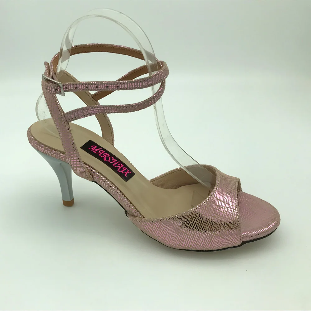 

7.5cm heel Flamenco Dance Shoes Argentina Tango Shoes pratice shoes MST62102PLL Leather Hard Sole 9cm heel available too
