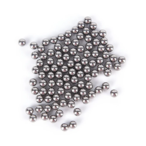 100 Teile/los 4mm High-carbon Stahl Schleuder Ball Katapult Bogen Stahlkugeln Jagd Schleuder Drop Verschiffen