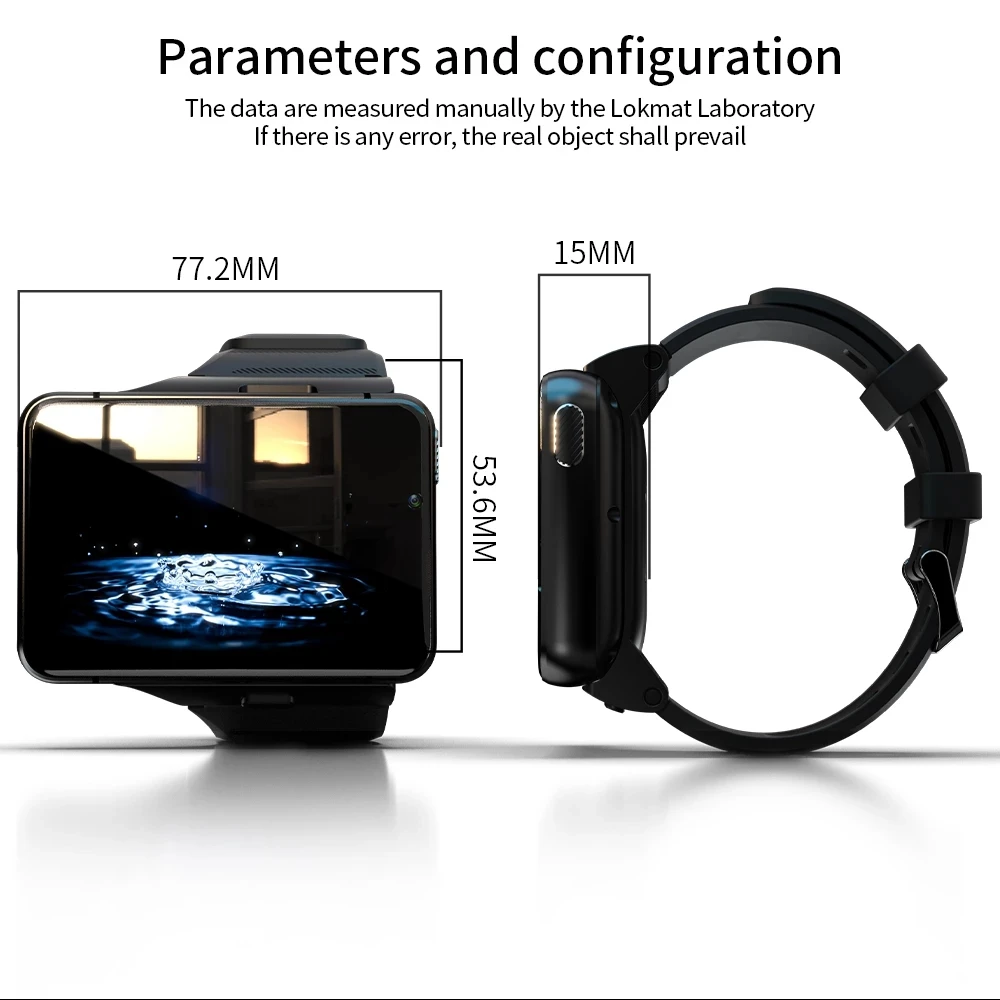 APPLLP MAX Android Watch Phone Dual Camera Video Calls 4G Wifi Smartwatch Men RAM 4G ROM 64G Game Watch Detachable Band